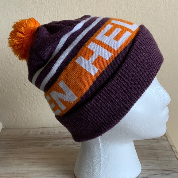 Helly Hansen Kids' Purple and Orange Beanie - Picture 1 of 7
